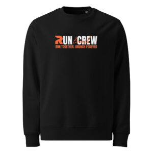 Sweatshirt noir run brunch crew